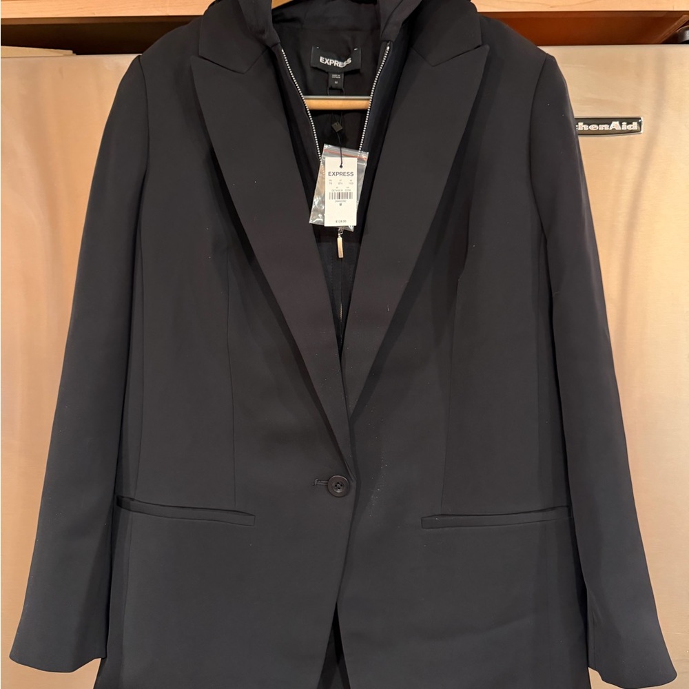 Express  Black  sweatshirt blazer jacket